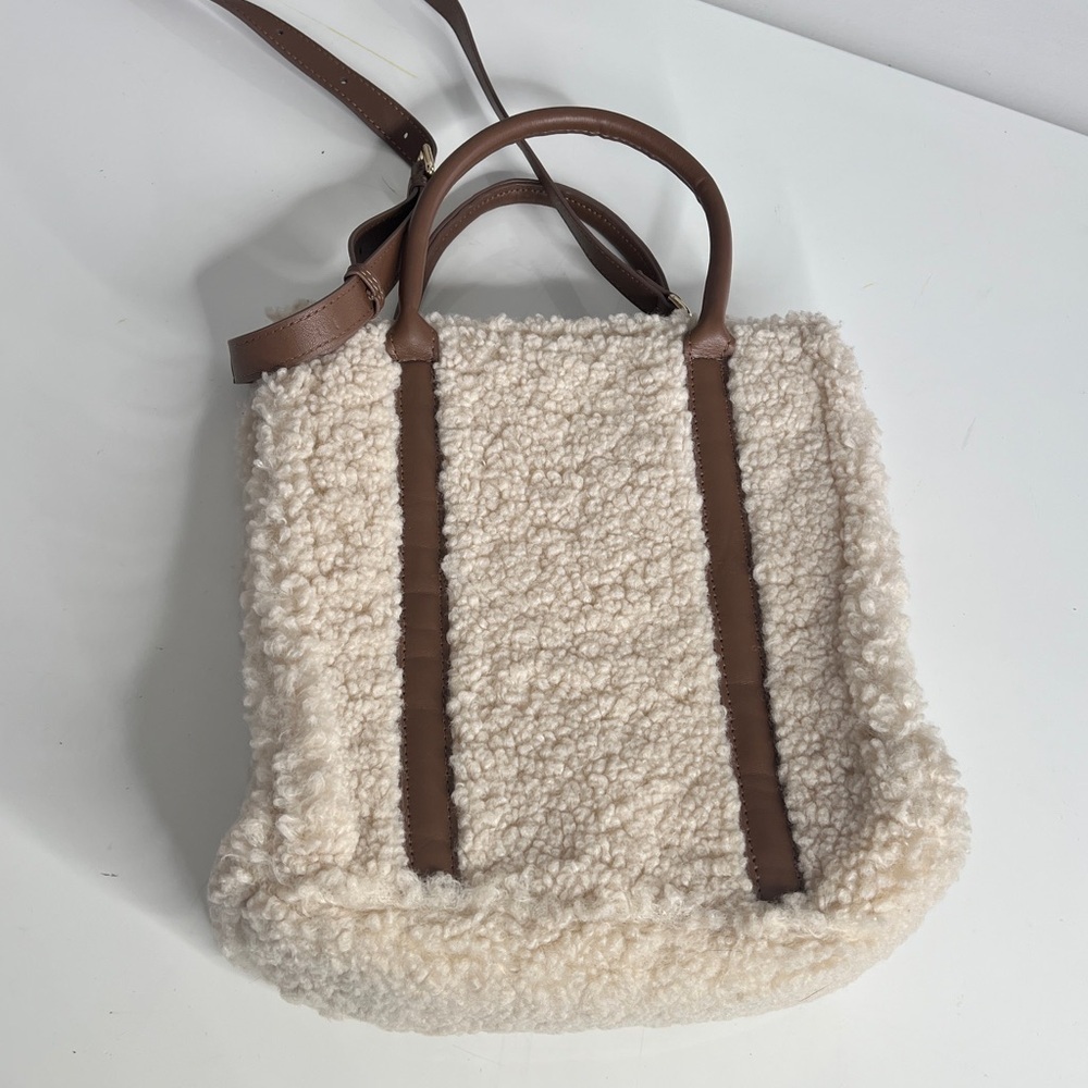 Suncoo Avner Wool Tote Crossbody East West Bag - Picture 6 of 9